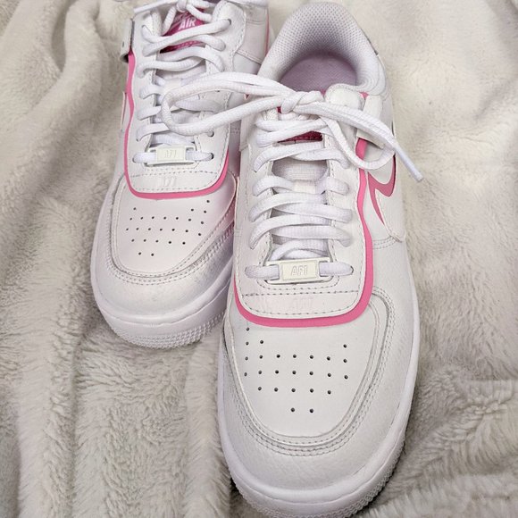 Nike Air Force 1 Shadow White Magic Flamingo - Picture 1 of 10